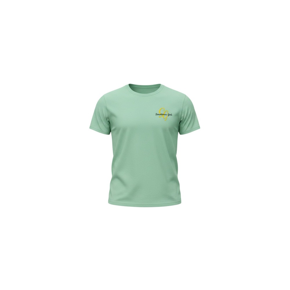 Southern Gal T-Shirt Womens Medium Green Easy Peasy Lemon Squeezy Graphic Tee